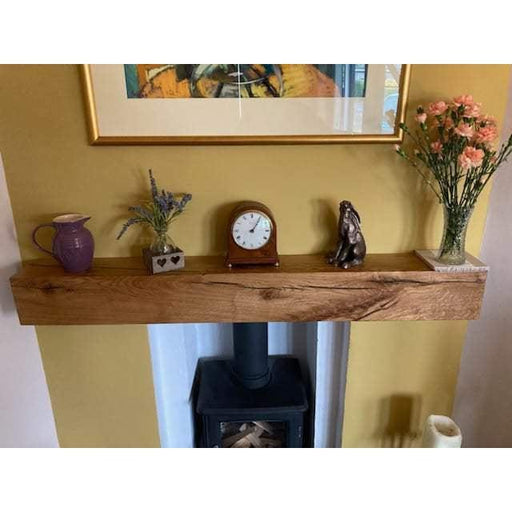 Oak Fireplace Mantel Piece / Beam