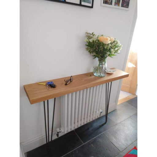 Oak Console / Entryway Narrow Table