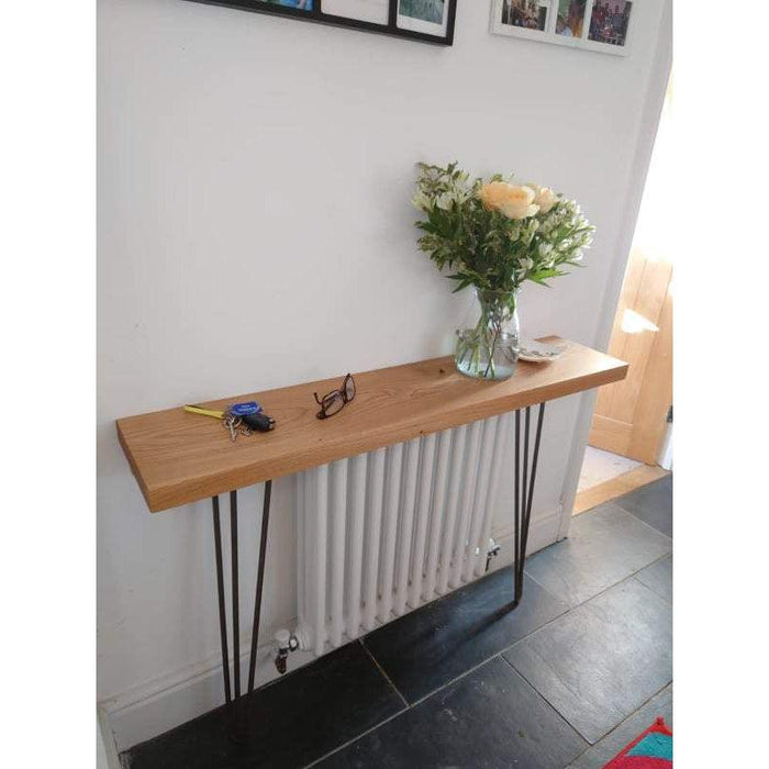 Oak Console / Entryway Narrow Table