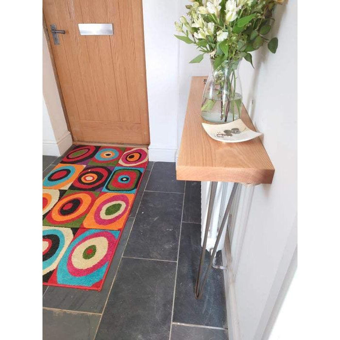 Oak Console / Entryway Narrow Table