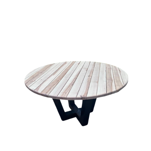 Handmade Ash Round Garden Table 1600mm - Fits 8, Free Shipping UK, Elegant Outdoor Furniture