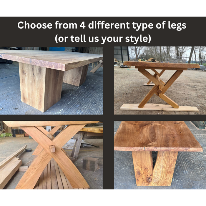 Solid Oak Table - 260x100