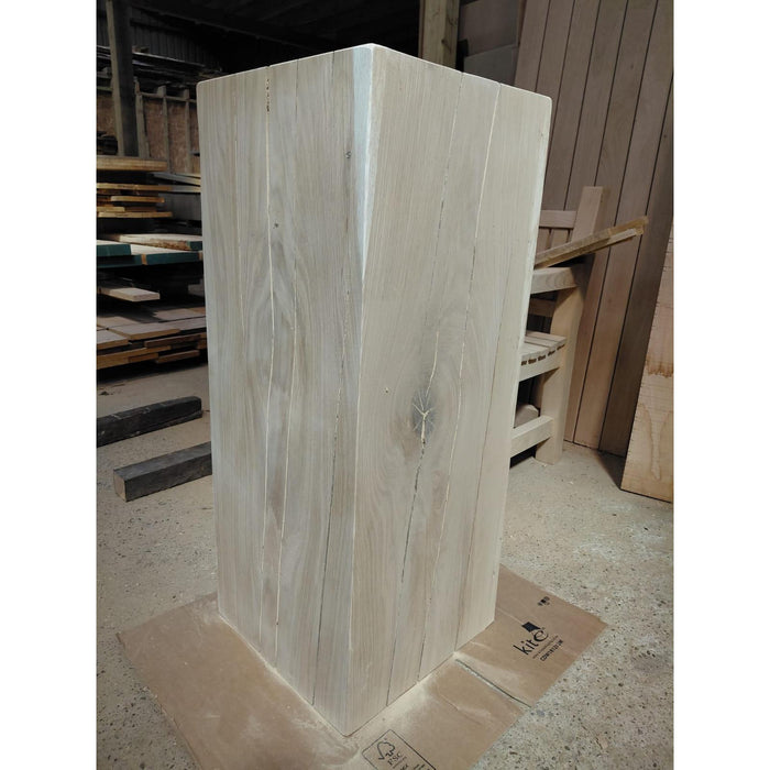 Solid Oak Block 400x400x1m Tall