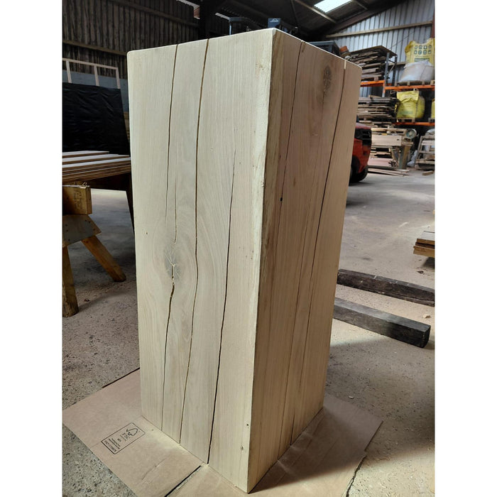 Solid Oak Block 400x400x1m Tall