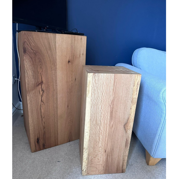 Solid Oak Hollow Block 400x400