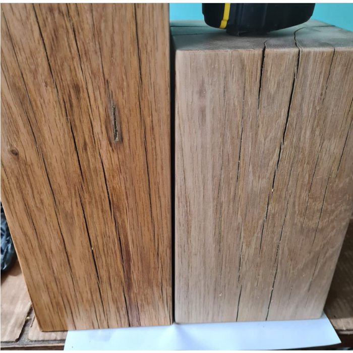 Solid Oak Hollow Block 400x400