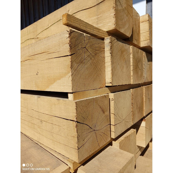 Solid Oak Posts & Beams - Premium European/French Hardwood (8"x8" / 200mm x 200mm) - Gate Posts