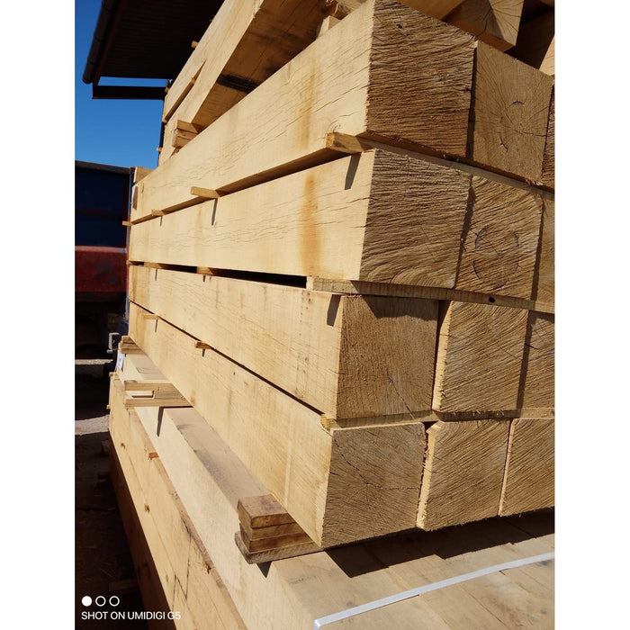 Solid Oak Posts & Beams - Premium European/French Hardwood (8"x8" / 200mm x 200mm) - Gate Posts