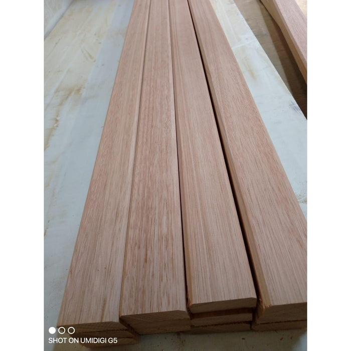 Red Grandis Bench Slats / Hardwood