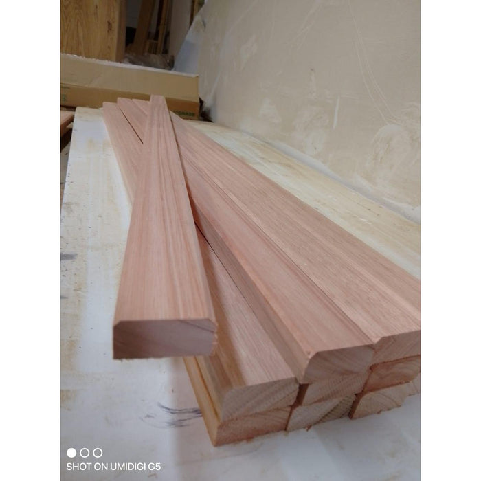Red Grandis Bench Slats / Hardwood