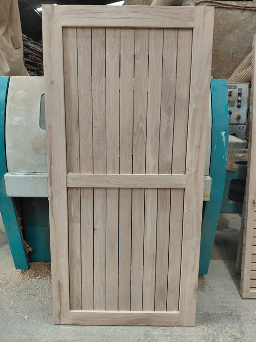 Modern Solid Oak Garden Gate - Handmade European Oak Side Gate