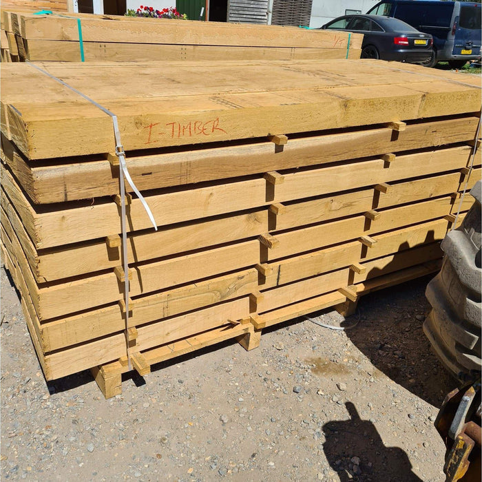 Solid Oak Sleepers 100×200×2400mm