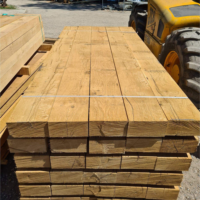Solid Oak Sleepers 100×200×2400mm