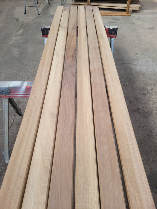 Solid Iroko Hardwood Slats – 45 x 100mm – Pack of 5