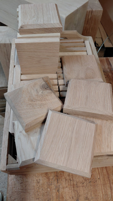 Solid Oak Post Cap **Suitable for 100 × 100 mm or 125x125mm Posts**