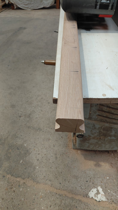 Solid Oak Crown Profile Handrail