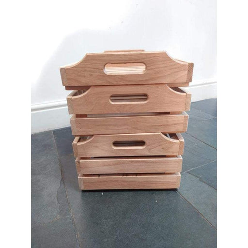 Oak Smooth Finish Storage Crate