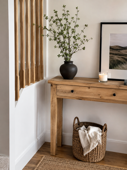 Handmade Solid Oak Decorative Spindle – 1100 o 2400 x 40 x 40mm