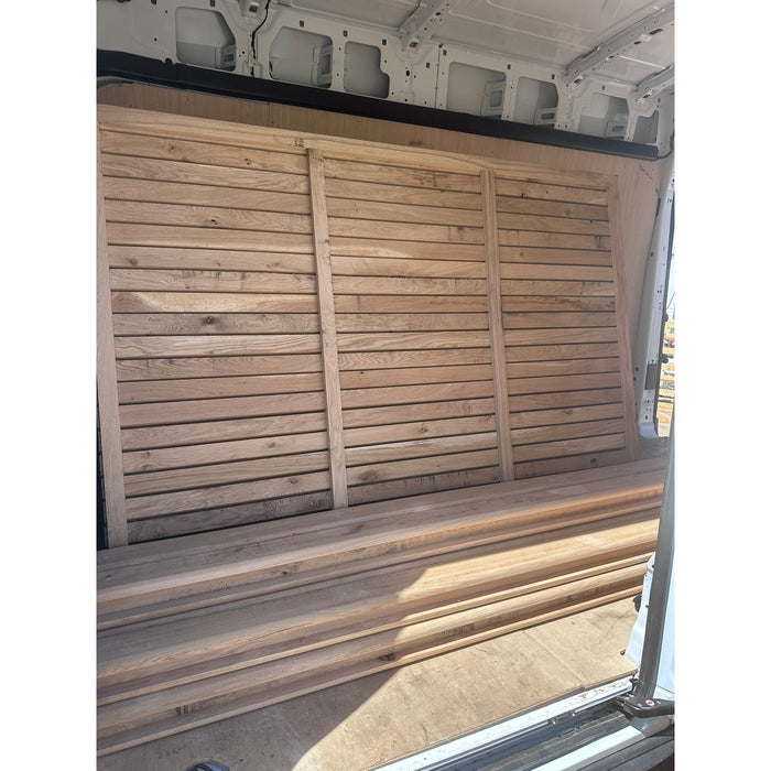 Solid Oak Rainshield  Fence Panel 6'X 6' / Privacy Panels