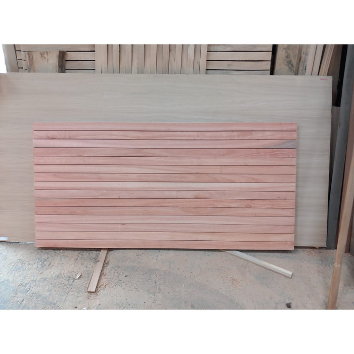 Red Grandis Battens / Slats - 70x20 Square Edge