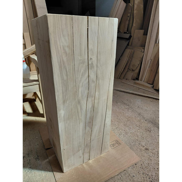 Solid Oak Block 400x400x1m Tall