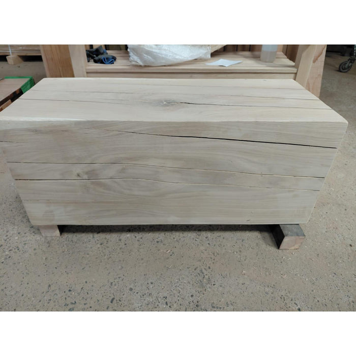 Solid Oak Block 400x400x1m Tall