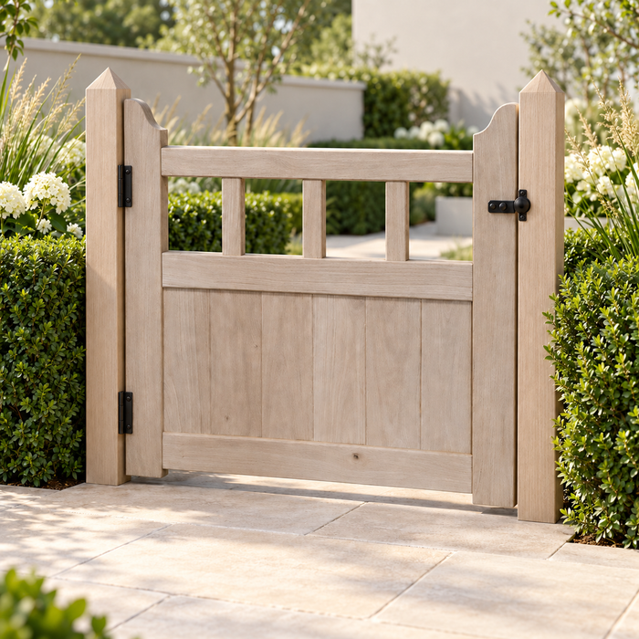 Pyramid Tops-Solid Oak Fence & Gate Posts