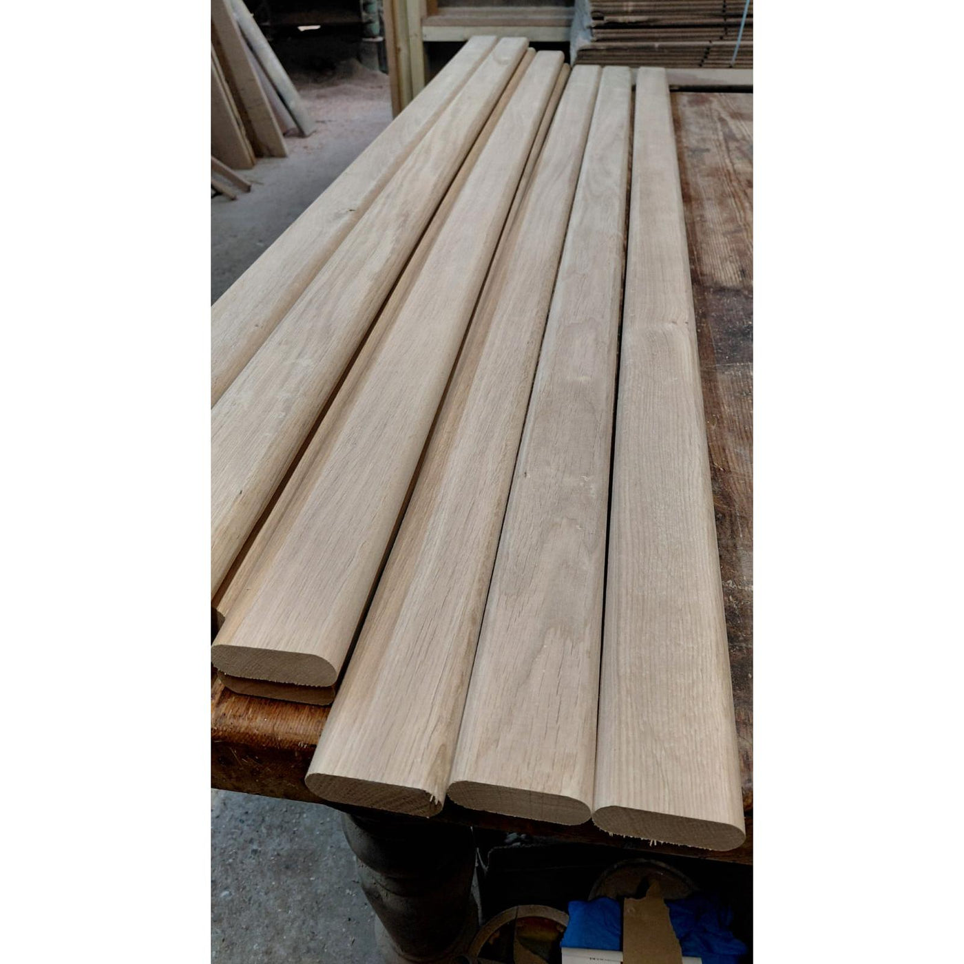 Oak Rounded Bench Slats – Solid Oak Replacement Strips for Garden Benc ...