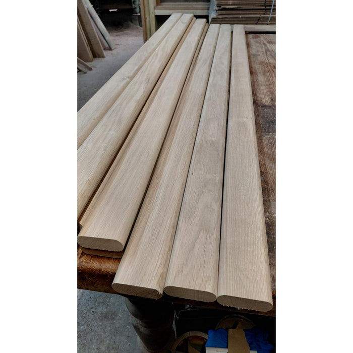 Oak Rounded Bench Slats – Solid Oak Replacement Strips for Garden Benches