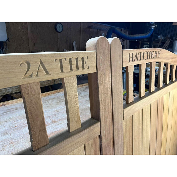 Solid French Oak Beam Garden Bench