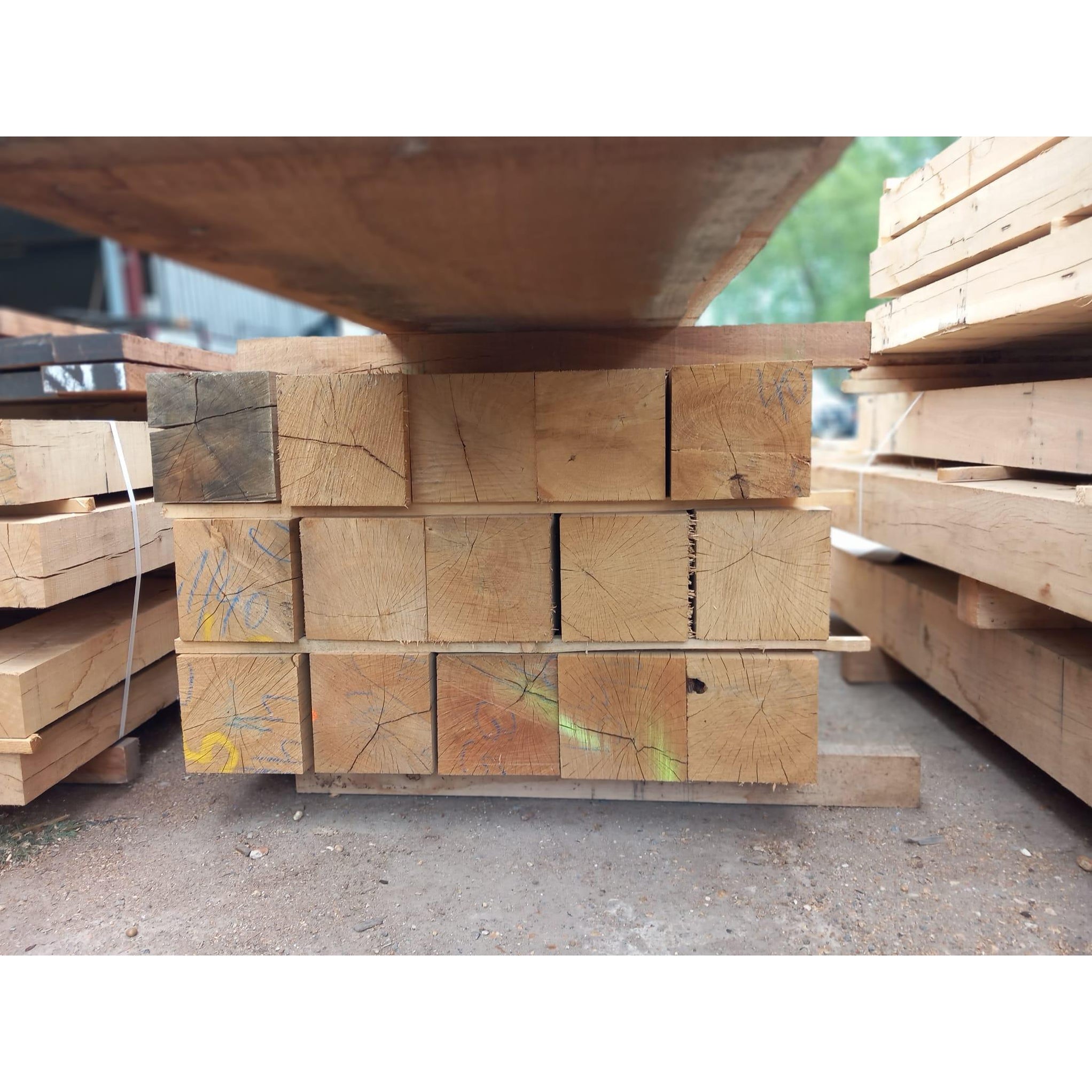 Solid Oak Fence & Structural Posts – 6