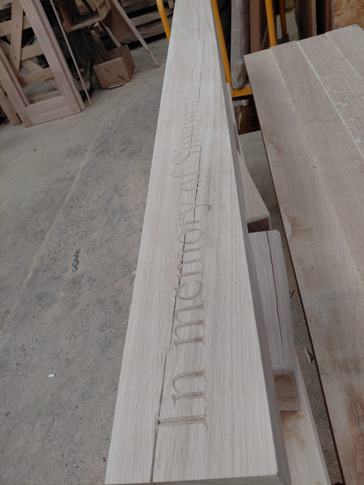 SUSSEX Oak Garden Bench