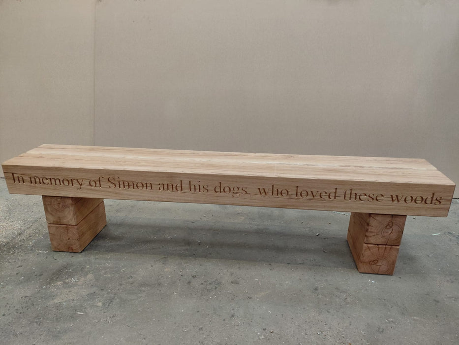 SIMPLE Oak Garden Bench