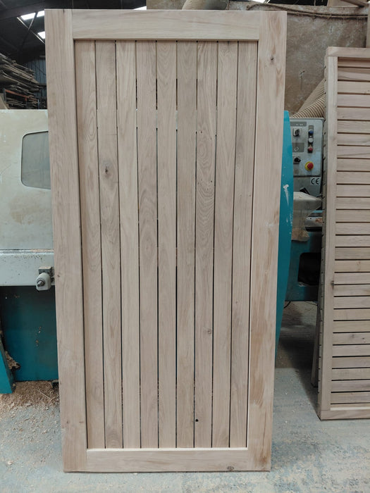 Modern Solid Oak Garden Gate - Handmade European Oak Side Gate