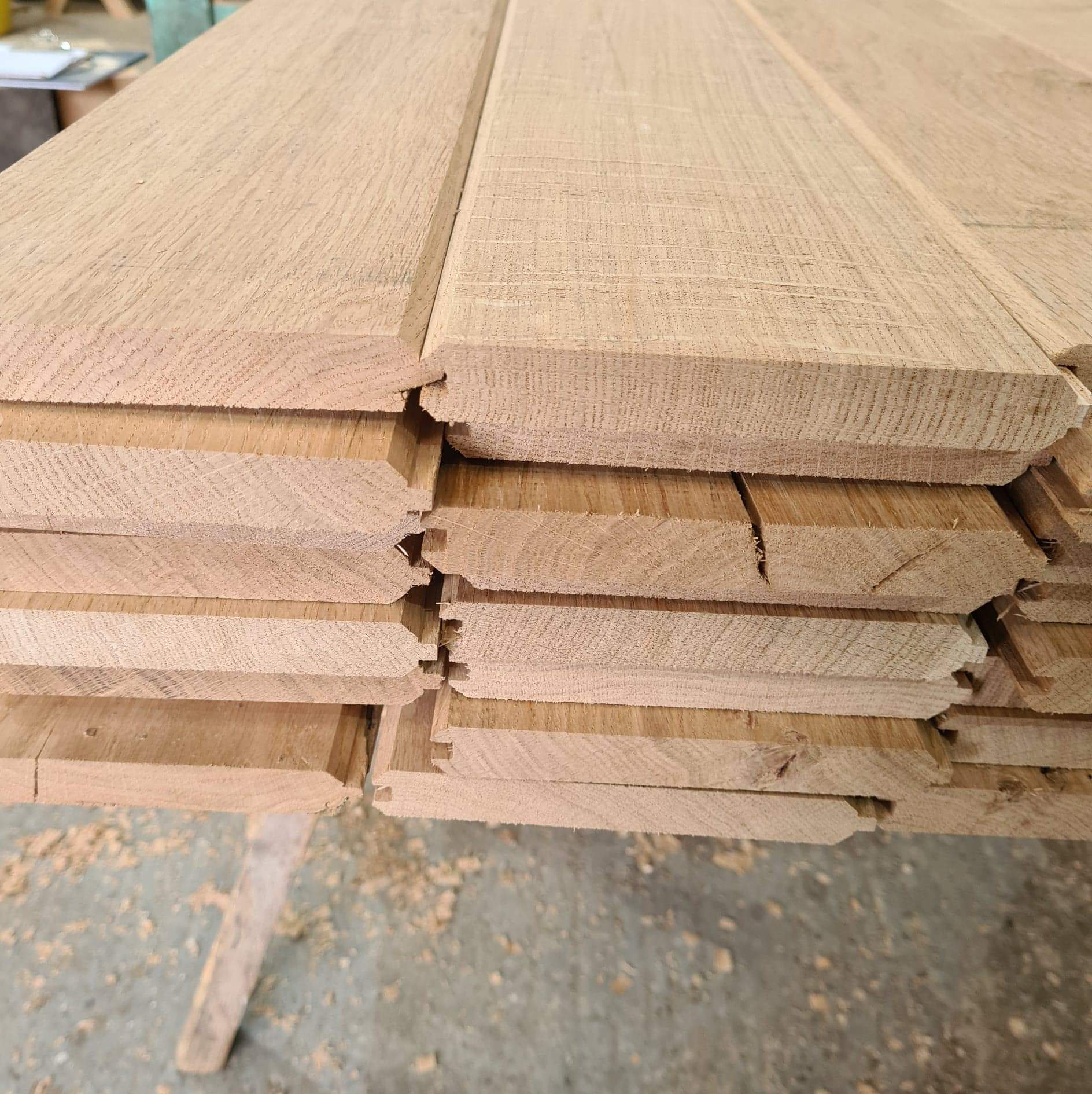 Oak Tongue and Groove Cladding — J&R Woodcraft