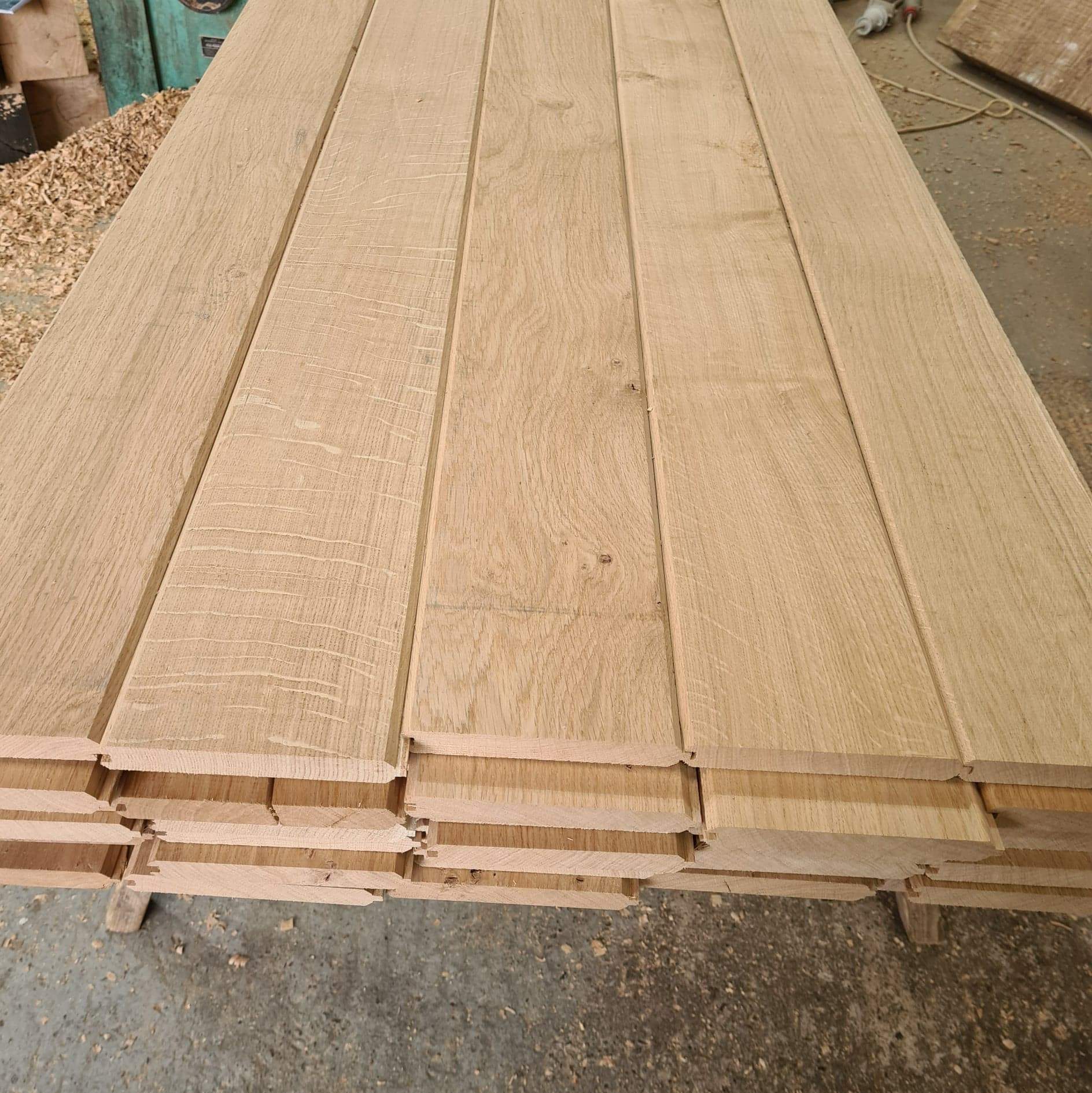 Oak Tongue and Groove Cladding — J&R Woodcraft