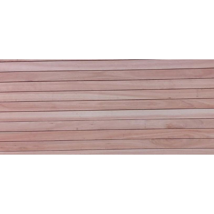 Smooth Red Grandis Decking 140x22 - Solid Hardwood