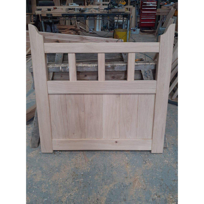 Solid Oak Garden Gate H1000mm X W900mm With Moulded Stiles Air dried