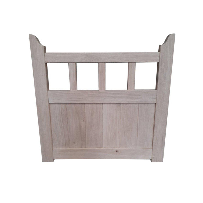 Solid Oak Garden Gate H1000mm X W900mm With Moulded Stiles Air dried