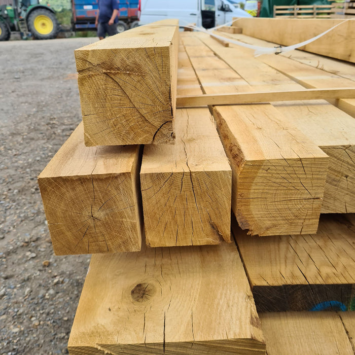 Solid Oak Posts Oak Beams 4"x4" 100mmx100mm Fence Posts European/French Hardwood