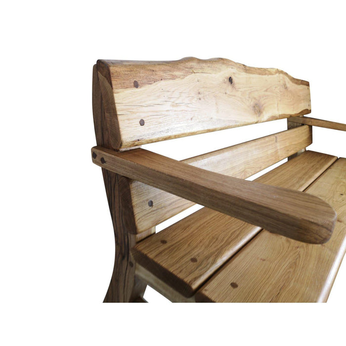 SUSSEX Oak Garden Bench