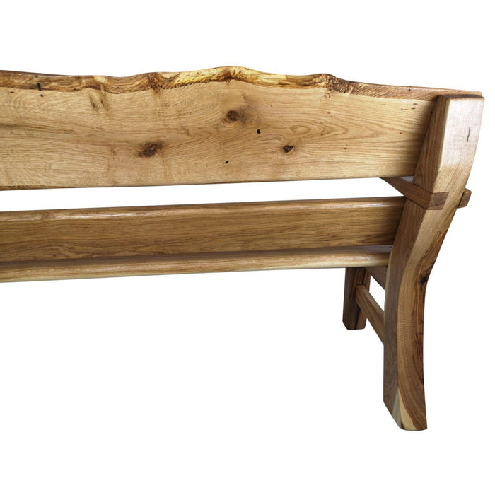 SUSSEX Oak Garden Bench