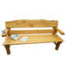 SUSSEX Oak Garden Bench